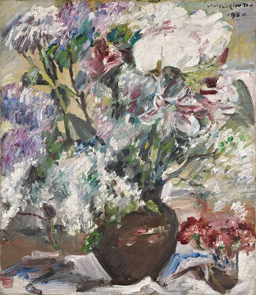 Flieder und Anemonen, Lovis Corinth